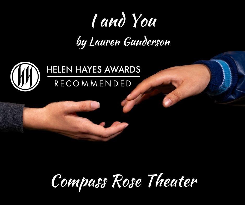 Helen Hayes Awards Recommended, I and You, Fall 2023
